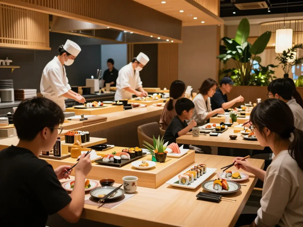Mengalami pengalaman sushi otentik di ROKOK88 dengan hidangan yang berwarna-warni dan suasana yang hangat.