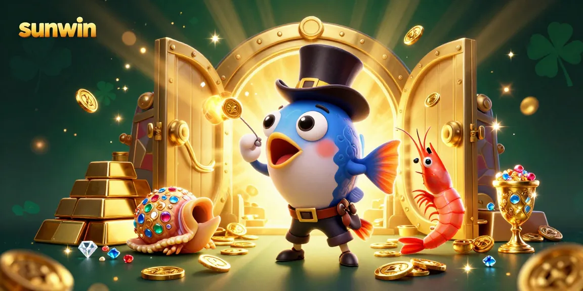 Experience the thrill of sunwin with vibrant treasure-themed 3D characters in action.