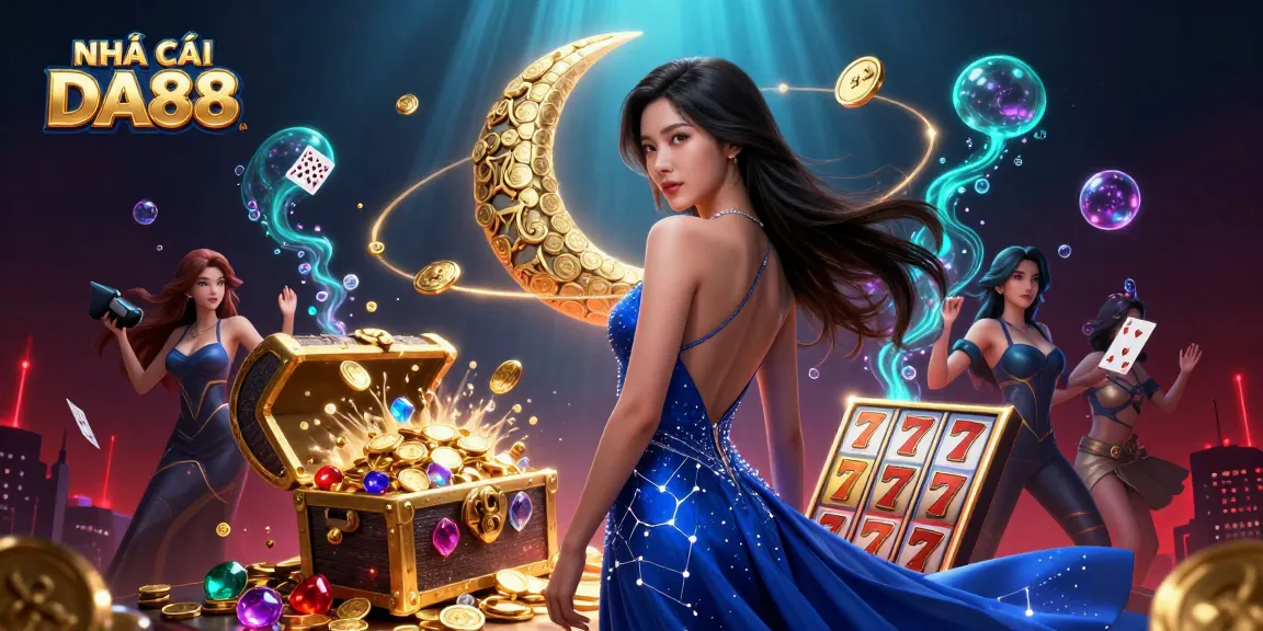 Experience gaming excitement at NHÀ CÁI DA88 with vibrant casino elements and stunning visuals.