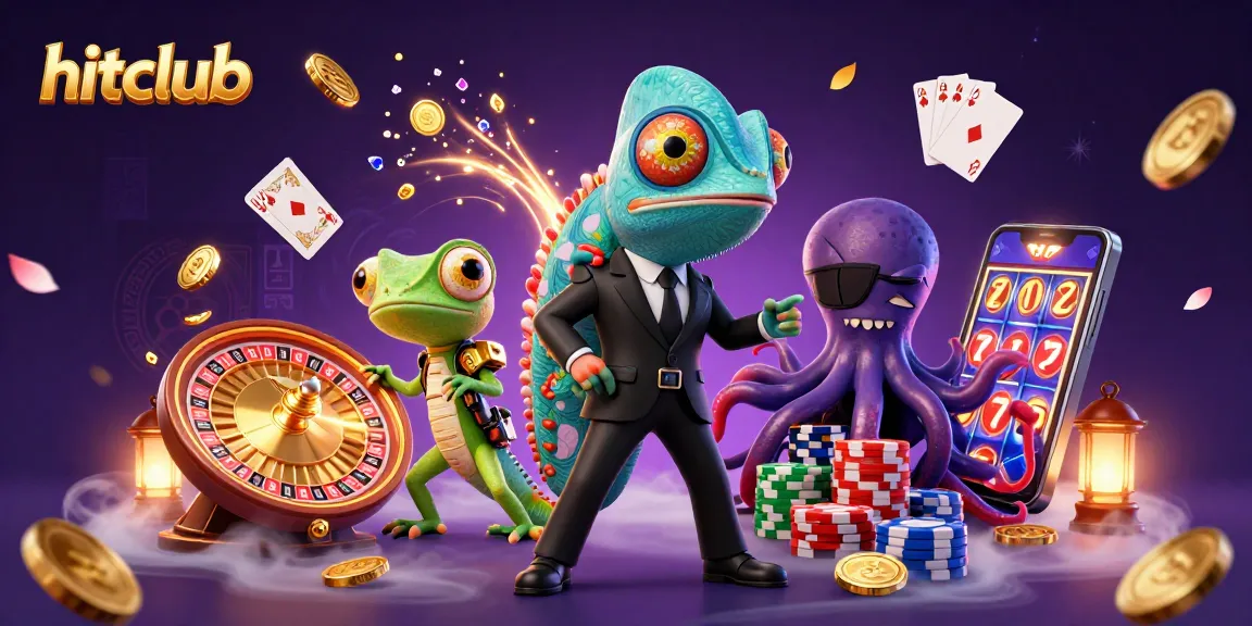 Enjoy thrilling moments with hitclub, featuring vibrant casino characters and action-packed gaming elements.