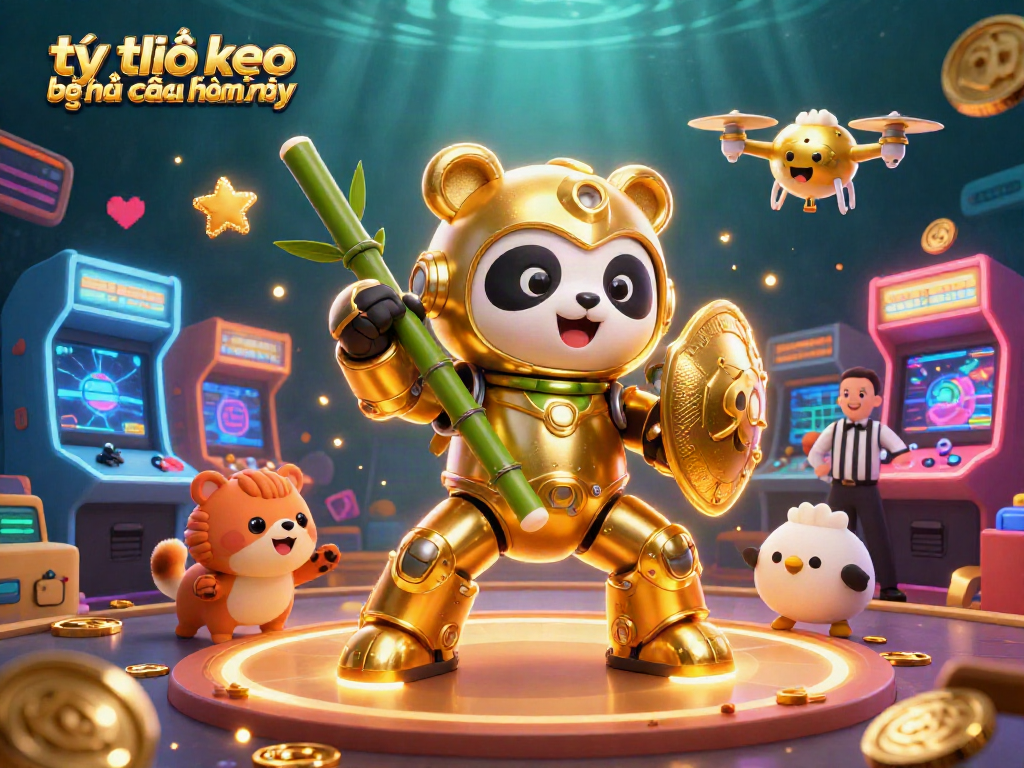 Engage with tỷ lệ kèo nhà cái hôm nay in a vibrant sports betting scene with animated characters.