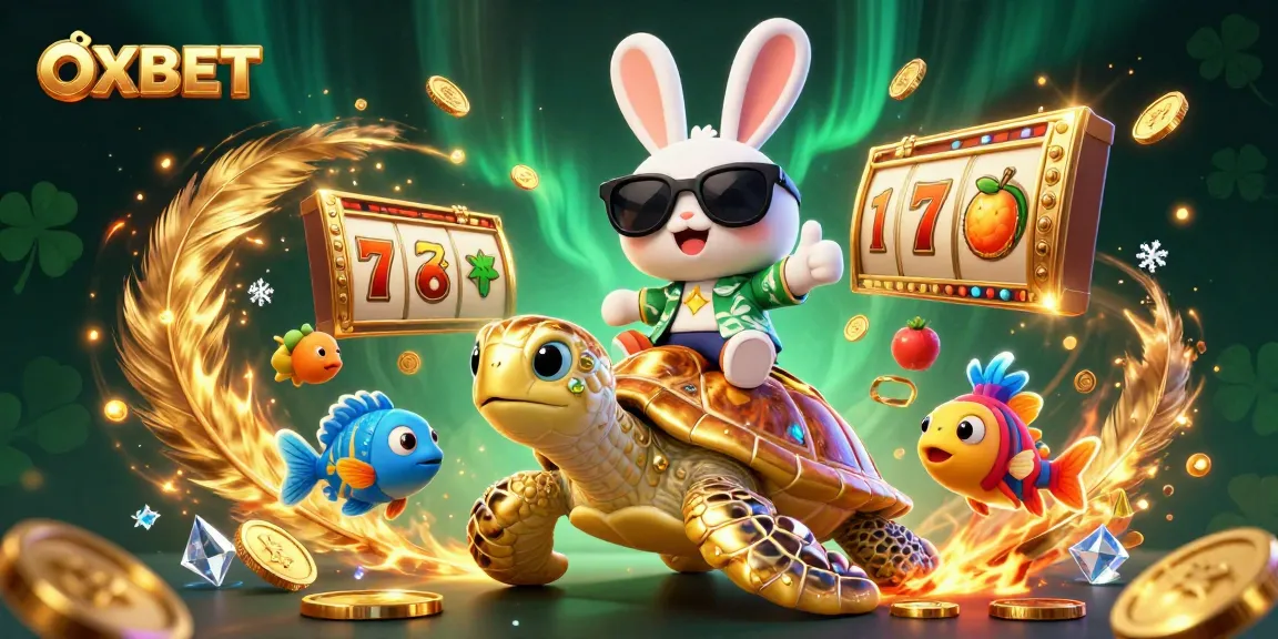 Experience thrilling slots at OXBET with vibrant characters and dynamic casino elements.