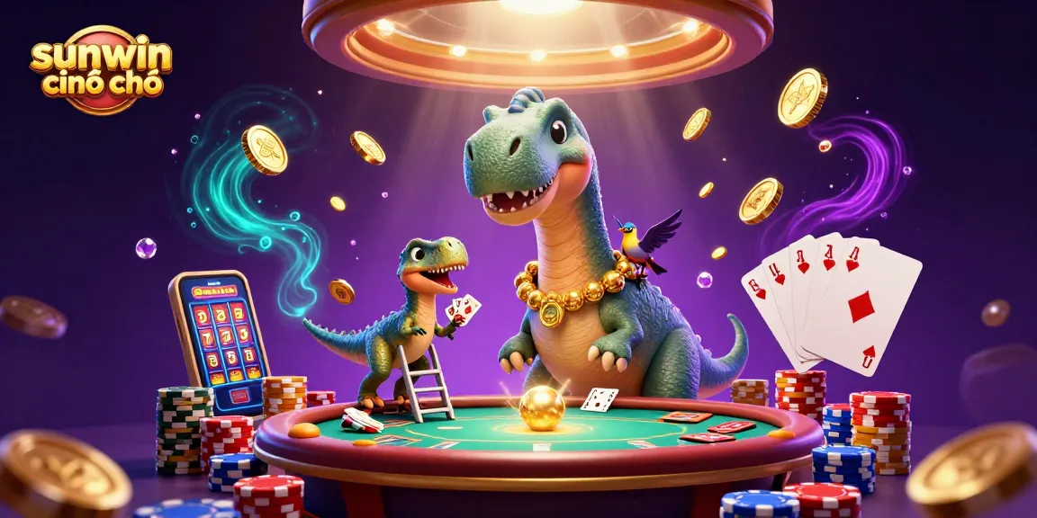 Experience sunwin chính chủ's thrilling gaming environment with dynamic scenes of exciting casino action.