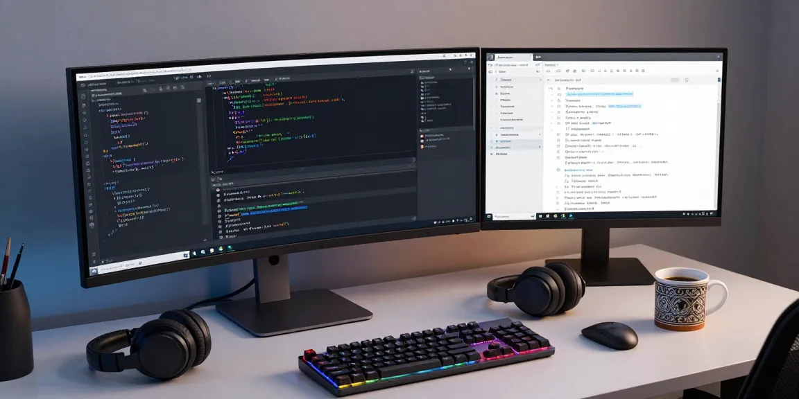 tk88ws software development workspace featuring coding setup and tech tools.