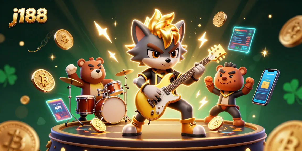 Experience thrilling gameplay at j188, showcasing animated characters in a vibrant casino setting.
